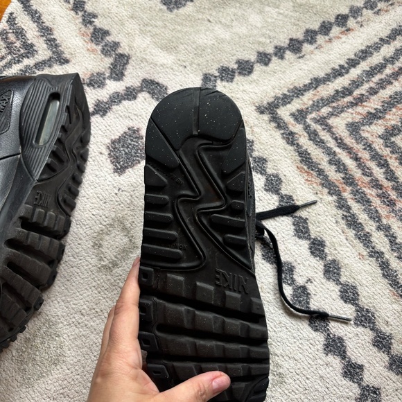 Nike Air Max SC triple black ALL LEATHER * fairly rare - Picture 8 of 16